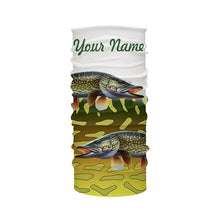 Load image into Gallery viewer, Northern Pike Fishing Custom UV Protection long sleeve Fishing Shirts, Personalized Fishing Gift NQS278