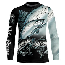 Load image into Gallery viewer, Chinook salmon (King salmon) Fishing Customize Name UV protection long sleeves fishing shirts NQS1806