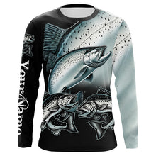 Load image into Gallery viewer, Chinook salmon (King salmon) Fishing Customize Name UV protection long sleeves fishing shirts NQS1806