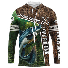 Load image into Gallery viewer, Personalized Catfish Fishing Shirts, Love Fishing Camo 3D All Over Printed Shirts NQS5717