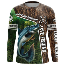 Load image into Gallery viewer, Personalized Catfish Fishing Shirts, Love Fishing Camo 3D All Over Printed Shirts NQS5717