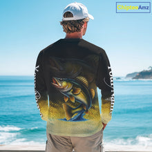 Load image into Gallery viewer, Walleye fishing scales Custom name sun protection personalized fishing gifts, Walleye fishing jerseys NQS10651