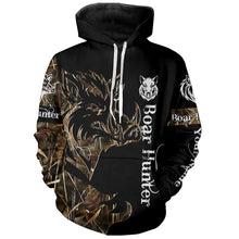 Load image into Gallery viewer, Personalized Wild Hog Hunting Camo Full Printing Shirts, Boar Hunting Gifts - NQS760