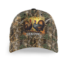 Load image into Gallery viewer, Turkey hunting Custom camo hunting hat, turkey hunting hat Unisex Hunting Baseball hat NQS3091