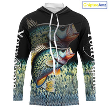 Load image into Gallery viewer, Crappie fishing scales Custom name sun protection personalized fishing gifts, Crappie fishing jerseys NQS11301
