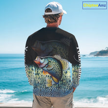 Load image into Gallery viewer, Crappie fishing scales Custom name sun protection personalized fishing gifts, Crappie fishing jerseys NQS11301