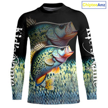 Load image into Gallery viewer, Crappie fishing scales Custom name sun protection personalized fishing gifts, Crappie fishing jerseys NQS11301