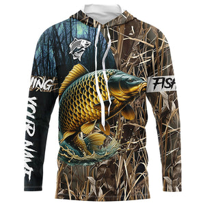 Carp Fishing Customize Name 3D All Over Printed Shirts For Adult, Kid, Personalized Fishing Gifts NQS307