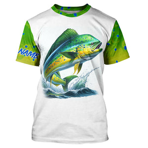 Mahi Mahi Dorado fishing Customized Name 3D All Over print shirts NQS529