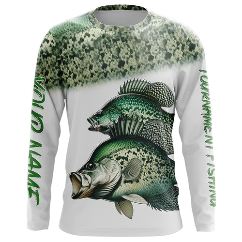 Crappie tournament fishing customize name all over print shirts personalized gift NQS178