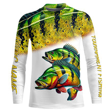 Load image into Gallery viewer, Peacock bass tournament fishing customize name all over print shirts personalized fishing gift NQS181