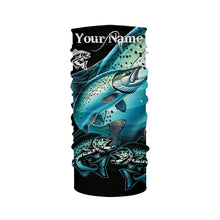 Load image into Gallery viewer, Chinook salmon (King salmon) Fishing Custom long sleeve fishing shirts NQS3866