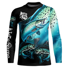 Load image into Gallery viewer, Chinook salmon (King salmon) Fishing Custom long sleeve fishing shirts NQS3866