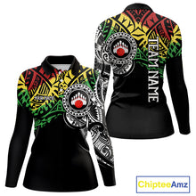 Load image into Gallery viewer, Personalized Tribal pattern Women Bowling Shirts Custom Bowling outfit  for ladies Team bowling jersey NQS9813
