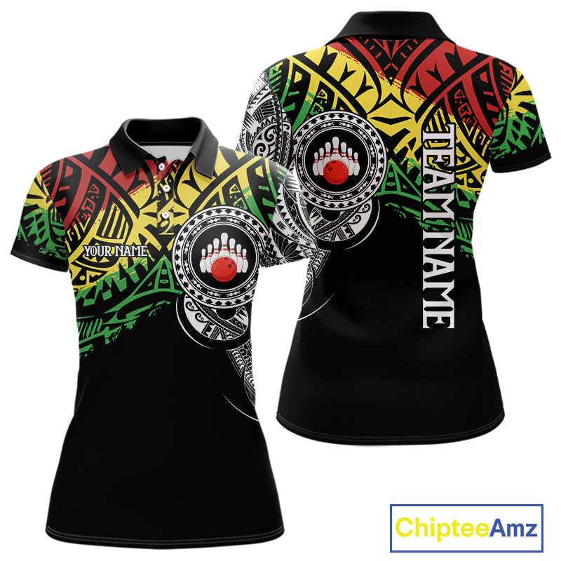 Personalized Tribal pattern Women Bowling Shirts Custom Bowling outfit  for ladies Team bowling jersey NQS9813