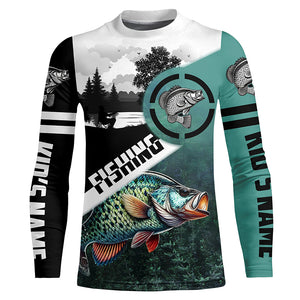 Crappie Fishing Customize Sun protection long sleeve fishing shirts, Personalized Fishing Gifts NQS420