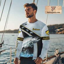 Load image into Gallery viewer, Chinook Salmon fishing scales UV protection Custom long sleeve fishing shirts, Salmon fishing jerseys NQS10216