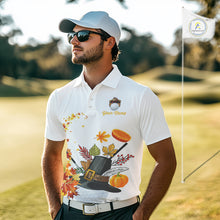 Load image into Gallery viewer, Autumn golf ball clubs Men&#39;s polo golf shirts Custom Thanksgiving team golf jerseys NQS10806