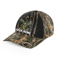 Load image into Gallery viewer, Bow hunting reaper camo American flag Custom hunting hat Unisex bow hunting Baseball hat NQS8872