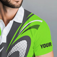 Load image into Gallery viewer, Personalized golf polo shirts for Men custom mens golf tops, best golf gifts | Green NQS9319