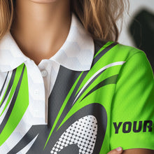 Load image into Gallery viewer, Personalized golf polo shirts for Women custom ladies golf tops, best golf gifts | Green NQS9319