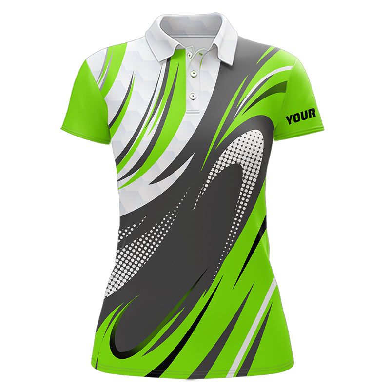 Personalized golf polo shirts for Women custom ladies golf tops, best golf gifts | Green NQS9319