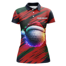 Load image into Gallery viewer, Christmas Golf ball Women golf polo shirt custom ladies golf tops Christmas golf gifts NQS8887