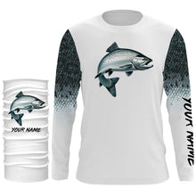 Load image into Gallery viewer, Chinook Salmon Fishing Custom long sleeve Fishing Shirts, personalized King salmon fishing apparel NQS577