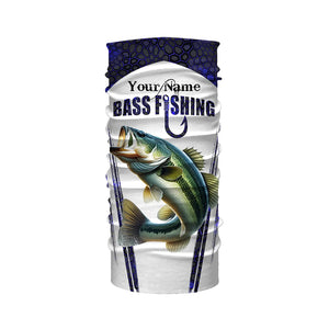 Largemouth Bass fishing blue camo Custom Funny Fishing Shirts, Gift For Fisherman NQS5455