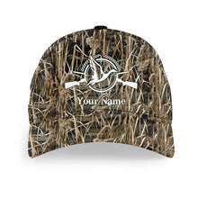 Load image into Gallery viewer, Duck hunting waterfowl camo Custom hunting hat Unisex hunting Baseball hat NQS2633