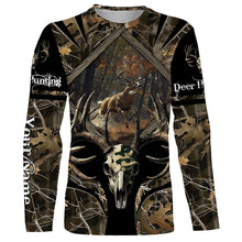 Load image into Gallery viewer, Deer Hunting Skull Camo Reaper Customize Name 3D All Over Printed Shirts Personalized gift NQS721