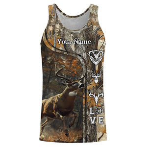 Deer Hunter big game hunting camo Custom Name 3D All over print hunting shirts NQS730