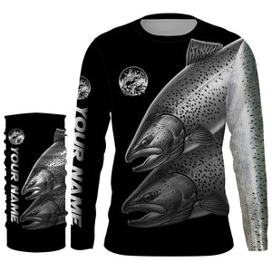 Chinook Salmon (King Salmon) Fishing performance Fishing Shirts Custom 3D UV protection NQS2531