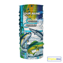 Load image into Gallery viewer, Mahi Mahi, Wahoo, Tuna slam fishing scales custom fishing team jerseys, Offshore fishing apparel NQS9997