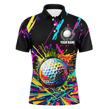 Load image into Gallery viewer, Colorful golf ball jerseys Mens golf polo shirts custom best team golf shirts, personalized golf gifts NQS7904