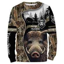 Load image into Gallery viewer, Wild Boar Hunting Camo Customize Name 3D All Over Printed Shirts Personalized Hunting gifts NQS635