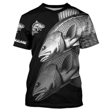 Load image into Gallery viewer, Redfish performance Fishing Shirts Custom Red Drum Fishing Long Sleeve Tournament Fishing Shirts NQS7680