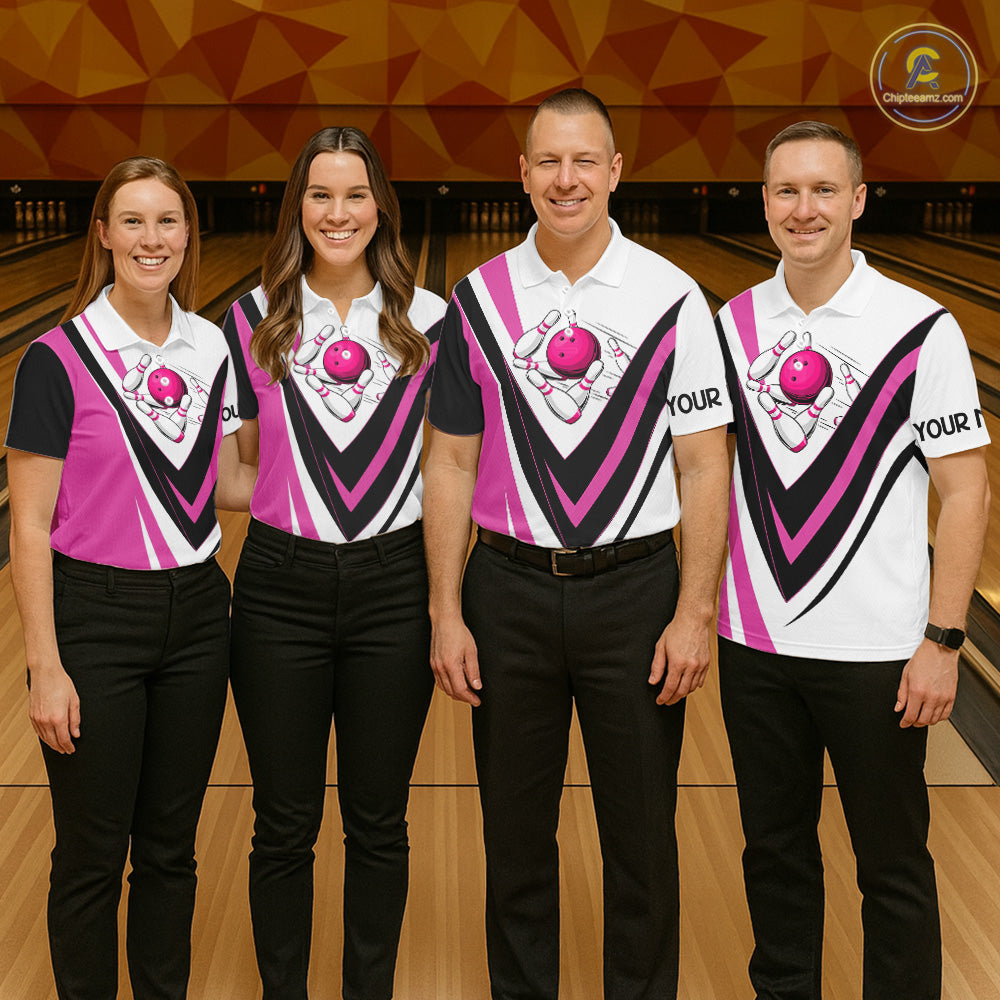 Custom Funny Bowling shirts for Women I'm not swearing, I'm using my bowling words Pink bowl shirts NQS11547