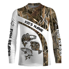 Load image into Gallery viewer, Beautiful Texas Slam Fishing Camo Redfish, Speckled Trout, Flounder Custom long sleeve Fishing Shirts NQS765