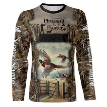 Load image into Gallery viewer, Pheasant Hunting Camo Customize Name 3D All Over Printed Shirts Personalized gift For Hunting Lovers NQS684