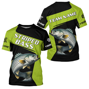 Striped Bass fishing Custom Long Sleeve Tournament Fishing Shirts, Performance Striper Fishing Jerseys NQS8186