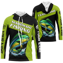 Load image into Gallery viewer, Mahi Mahi fishing Custom Long Sleeve Tournament Fishing Shirts, Performance Dorado Fishing Jerseys NQS8187