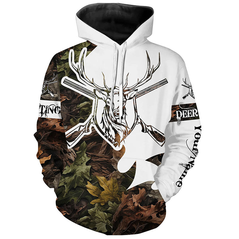 Deer hunting skull reaper camouflage Customize 3D All Over Printed Shirts, Hunting gift For men, women NQS6815