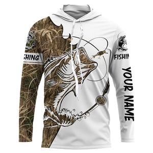 Largemouth Bass fishing tattoo camo fishing team bass shirts for men custom Performance shirt NQSD87