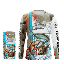 Load image into Gallery viewer, Redfish, Trout, Flounder fishing scales custom fishing team jerseys, Texas Slam fishing apparel NQS9144