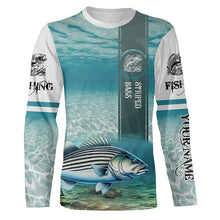 Load image into Gallery viewer, Striped Bass ( Striper) Fishing 3D All Over print shirts personalized fishing apparel for Adult and kid NQS562