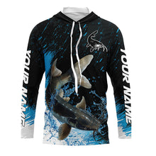 Load image into Gallery viewer, Personalized Catfish fishing Long Sleeve Performance Fishing Shirt custom Catfish fishing jerseys NQS7619