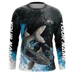 Personalized Catfish fishing Long Sleeve Performance Fishing Shirt custom Catfish fishing jerseys NQS7619