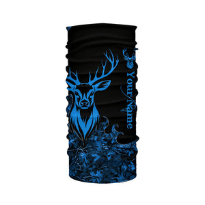 Deer Hunting Blue Camo Customize Name 3D All Over Printed Shirts Personalized Hunting gift NQS2627