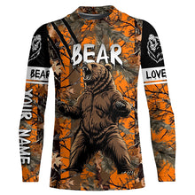 Load image into Gallery viewer, Bear hunter big game hunting Customize Name 3D All Over Printed Shirts, Bear hunting apparel NQS996